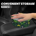 thumbnail image 4 of Kdxio Dinosaurs and Tropical Leaves and Flowers Car Trash Can Garbage Car Accessories Trash Can Car Waste Bin for for Driver and Passenger Any Vehicle, 4 of 7