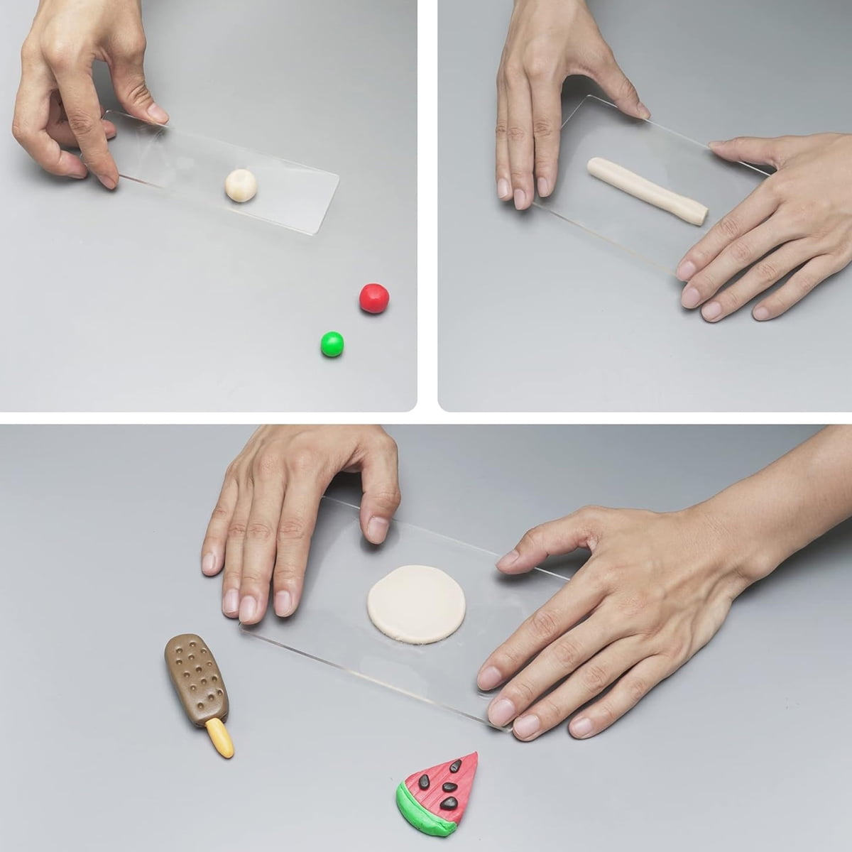 DIFLAX 12 Pièces Rouleau Outils De Sculpture En Argile, Rouleau Argile