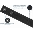 thumbnail image 2 of Belt Keeper with Double Snaps Duty Strap Holder Outdoor Sports Belt Fixed Accessories 4 Pieces Belt Clips with Double Snap Fasteners, 2 of 5
