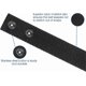 thumbnail image 2 of Belt Keeper with Double Snaps Duty Strap Holder Outdoor Sports Belt Fixed Accessories 4 Pieces Belt Clips with Double Snap Fasteners, 2 of 5