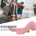 thumbnail image 1 of Chaussettes de Sol Ourson pour Femmes Bas Genouillères Chaudes Chaussettes Hautes Bas Bas de compression Rouge, 1 of 6