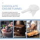 thumbnail image 5 of BRIGHTFUFU Embudo dispensador de masa de pastelería con embudo para glaseado de chocolate de mano de 2 piezas para hornear, 5 of 8
