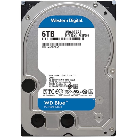 Disco Duro 6tb Western Digital Interno Sata 5400rpm 3.5 PC WD60EZAZ Western Digital WD60EZAZ