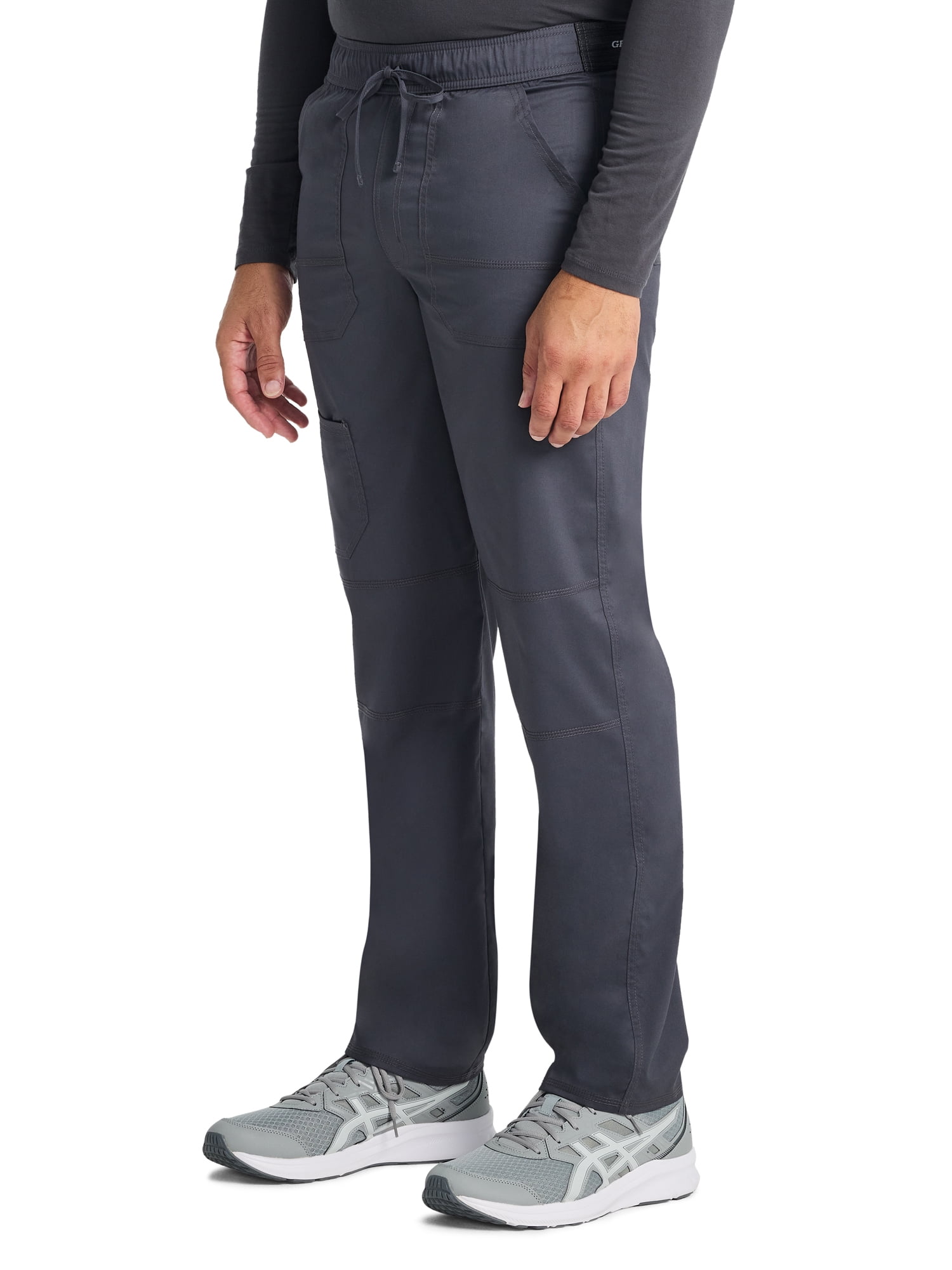 Genuine Dickies Men's Stretch Drawstring Straight Leg Cargo Scrub Pant