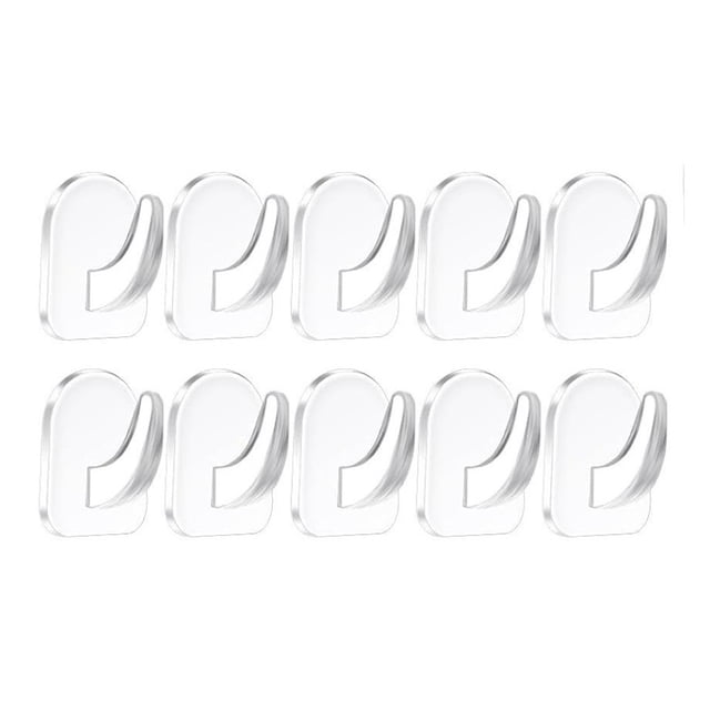 Colgador de puerta Gancho de toallas Transparente Soporte de toallas Gancho de ropa para cocina Sin taladrar