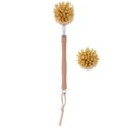 thumbnail image 1 of Shisuyan Bath Brushes Shower Wooden Bath Brushes Assorted Color 2Pcs 9.4X1.9X1.9In, 1 of 9