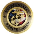 thumbnail image 1 of USMC - Marine Corps Wall Plaque,Wood,12", 1 of 1