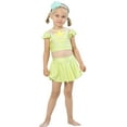 thumbnail image 3 of Girls Princess Swimsuit Bathing Suits Girl Ruffled Tankini Bikini Two Piece Swimwear Beachwear, 3 of 6