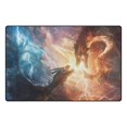 thumbnail image 2 of Dragon with Fire Area Floor Mats Non-Slip Rugs Soft Doormat 60 x 39 inch Carpet for Living Dining Room Bedroom Decorative, 2 of 7