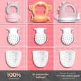 thumbnail image 4 of Chupones Alimentadores Dibujos Animados Libre de BPA Pig Rosa, Pig Rosa Gris, Pig Blanco Rosa 4m+ 3, 4 of 9