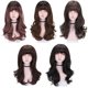thumbnail image 3 of Peluca femenina de estilo nuevo, cabello largo y rizado, conjunto completo de cabeza, cabello natural rizado, Air Qi Liu, conjunto completo de zongs para el cabello superiores, 3 of 3