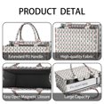thumbnail image 4 of Large Capacity Tote Bag,White Christmas Nutcracker Pattern Handbag Fashion Luxury Tote Bag,15.7"x13"x 5.1" Inches,Laptop Compatible, 4 of 6