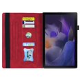 thumbnail image 2 of Case for Samsung Galaxy Tab A8 10.5 inch 2022 SM-X200/X205/X207,Dteck Premium PU Leather Folio Stand Cover Flip Shell with Card Slot Pen Holder for Galaxy Tab A8 10.5'' X200/X205/X207,Red, 2 of 8
