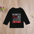 thumbnail image 2 of One opening 1-7 Years Girl's Letter T-shirt Short/Long Sleeve Round Neck Casual Tops Simple Clothes, 2 of 7