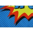 thumbnail image 4 of KAPOW | Blue |  Anime | Fun Gifts | Pillow Cover | Home Decor | Throw Pillows | Happy Birthday | Kids Room | Bedroom Decor | Room Decor, 4 of 6