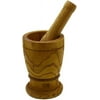 Imusa Mortar with Pestle Kitchen Essentials, Jumbo, Natural
