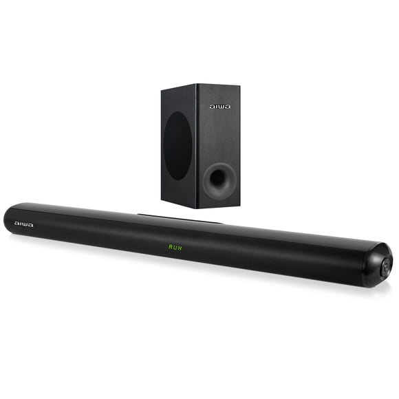 Barra de sonido Aiwa AW-SBH21W-W negra 50/60Hz