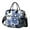 Blue Pioneer Flower-2, variant on OBREWU Blue Pioneer Flower Women's Insulated Leakproof Large Lunch Bag, Oxford Cloth