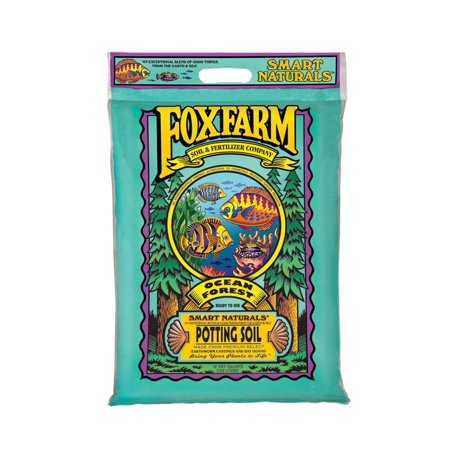 FoxFarm Ocean Forest Indoor Outdoor Garden Plant Potting Soil Mix, 12 Quart (Best Soil Mix For Outdoor Cannabis)