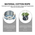 thumbnail image 4 of Hanging Flower Pot Net Bag Woven Pots Holder Basket Kids Safety Decor Plant Decorative Hanger Rope, 4 of 6