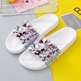thumbnail image 3 of Zapatillas con estampado de Hello Kitty para mujer, sandalias de playa ligeras informales antideslizantes para exteriores, Zapatillas de casa para estudiantes, Verano, 3 of 5