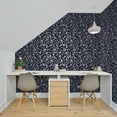 thumbnail image 3 of Tempaper Mod Geo Metallic Blue Peel and Stick Wallpaper, 20.5" x 16.5', 3 of 7
