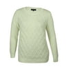 Jones New York Women's Diamond Cut Pullover Sweater