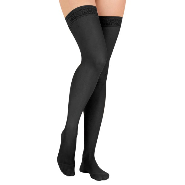 Dr. Leonard?s Closed Toe Compression Stockings Knee Firm Support