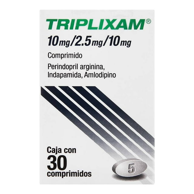 Triplixam 30 compromidos 10 mg/2.5 mg/10 mg