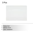thumbnail image 3 of Soporte de señalización acrílico para montar en la pared 5.1 x 3.5 pulgadas soporte de señalización de plástico transparente horizontal, paquete de 3, 3 of 5