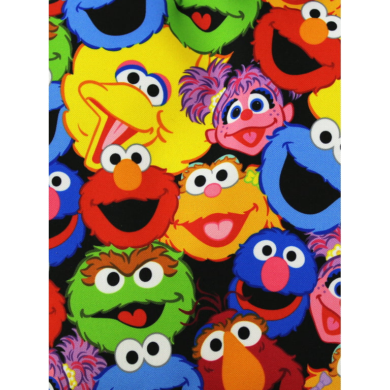 Cartoon Sesame Street Plush Backpack Elmo Cookie Big Bird Kids