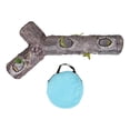 thumbnail image 2 of Tomo de TÚnel de Gatito, Tela de Poliéster TÚnel Interactivo Interactivo Grano de Madera de Madera para Realistas para Cachorros para Cachorros para Conejos, 2 of 7