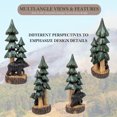 thumbnail image 3 of Rustic Bear with Pine Tree Tabletop Figurine - Woodland Forest Cabin Lodge Décor - Standing Resin Bear Statue for Mountain Home Decoration, 3 of 7