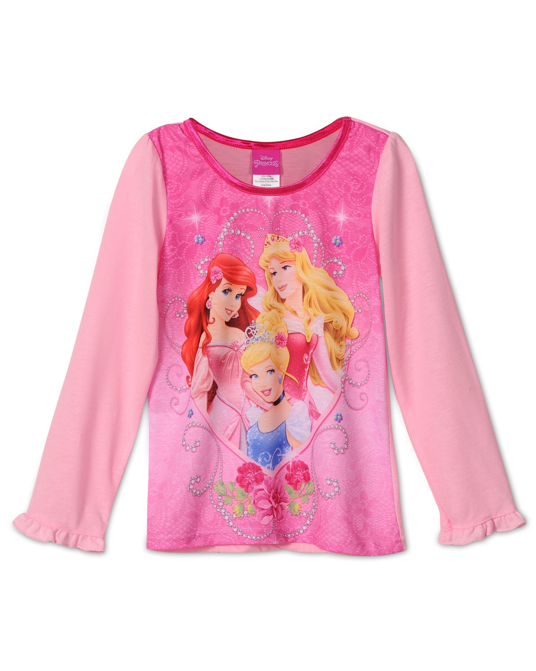 Girl's Disney Three Princess Trio 2Piece Pajama Set Walmart Canada