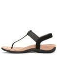 thumbnail image 2 of Sandalia Vionic Brea para Mujer en Cuero Nubuck Negro Talla 8 Ancha, 2 of 8