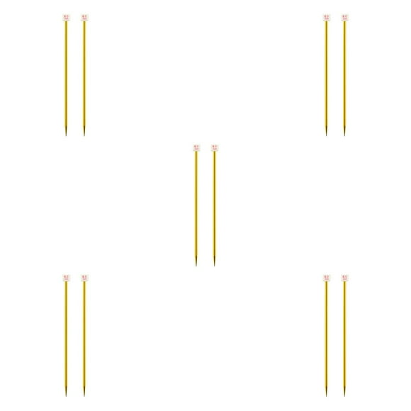 bedienty Color Random Knitting Needles Weaving Needle Handknitting Tool Home Supplies 6.0mm 5Set