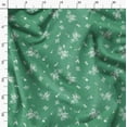 thumbnail image 3 of Soimoi Pure Silk Green Fabric By the Yard - 42 Inch Wide - Florals, Leaves Print Fabric - Elegant & Beautiful Patterns for Fashion and Home Decor Printed Fabric, 3 of 6
