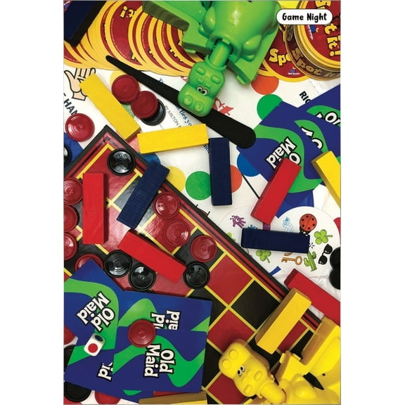 Enigma Puzzles - Game Night - 500 Piece Jigsaw Puzzle for Families, Teens and Adults.