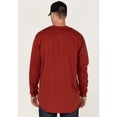 thumbnail image 4 of Hawx Work Gear Men's Fr Flame Graphic Long Sleeve Work T-Shirt Dark Red X-, 4 of 4