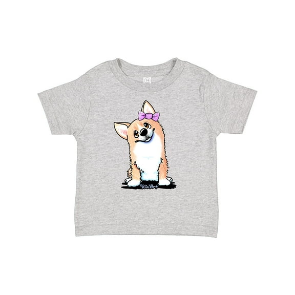Inktastic Corgi Puppy Girl Boys or Girls Toddler T-Shirt