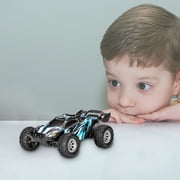 Mini Off Road RC Truck 132 Scale Rechargeable High Speed Remote Control Car 2WD Vehicle With 24 Controller Translucent Body Lighting System