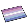 thumbnail image 1 of Bigender Pride Door Mat, Indoor Rug or Outdoor Welcome Mat 18x27 Doormat, 1 of 4