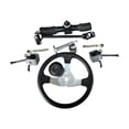thumbnail image 1 of harper Go Kart Steering Kit Accessories Reliable Replacement Tie Rod End Shaft Rack, 1 of 9