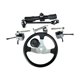 thumbnail image 1 of Kit de dirección para kart, volante con 1,5 vueltas, conjunto de aluminio, reemplaza piezas, kart eléctrico de 4 ruedas para bricolaje., 1 of 8