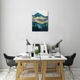 thumbnail image 7 of 12x16 Inch Modern Mountain Decor Watercolor Forest Wall Art, Adds a Natural Touch to Your Living Room or Bedroom, 7 of 7