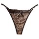 thumbnail image 1 of Gibobby Lencería sexy para mujer Tangas Lencería Bragas Calzoncillos de malla Mujeres Encaje Ropa interior transparente Íntimos sexy(Café Talla única), 1 of 4