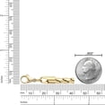 thumbnail image 7 of Metro Jewelry Gold Ion Plated Stainless Steel 4.5 MM Twist Chain Bracelet, 7 of 7