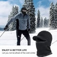 thumbnail image 4 of Winter Fullguard Beanie Full Coverage with Mask & Earflaps for Men Outdoor Fleece Hat Set Red (Red), 4 of 7