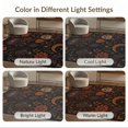 thumbnail image 7 of ODIKA 6'x9' Washable Area Rug Midnight Black Mystical Motifs Decorative Design Enchanting Floral and Celestial for Queen Size Bedroom, Under Bed, Master Suite, Easy Care, Non-Shedding, 7 of 7