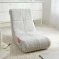 thumbnail image 1 of Urban Shop Soft Sherpa Gaming Video Rocker Chair, Gray, 1 of 4